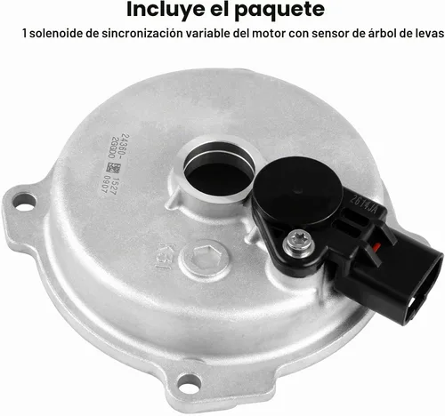 Vista 7 de 24360-2GGD0 - Solenoide VVT de sincronización de válvula variable con sensor compatible con Hyundai Santa Fe/Sonata/Tucson 2017-2021, Kia