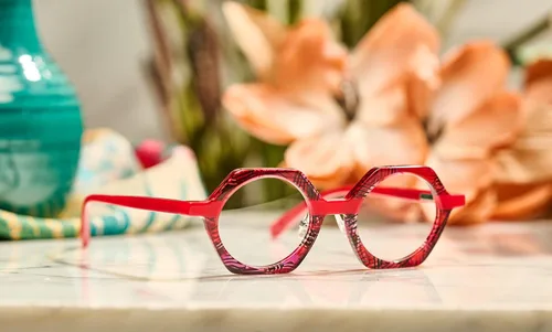 Vista 4 de eyebobs Paradox - Lentes de lectura prémium para mujeres y hombres Gafas hexagonales