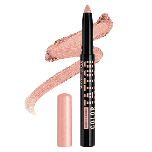 Vista 6 de MAYBELLINE Color Tattoo Longwear Sombra de ojos multiusos Stix, maquillaje de ojos, I am Shining (brillo perla clara)