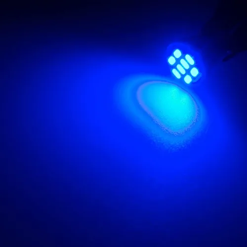 Vista 8 de T10 194 168 Bombillas LED para instrumentos de tablero azul con enchufe de bloqueo giratorio, extremadamente brillante, panel de instrumentos T10