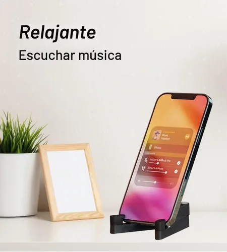 Vista 5 de MONEER Soporte para teléfono celular, soporte para teléfono para escritorio, soporte plegable y portátil para iPhone, soporte para teléfono celular