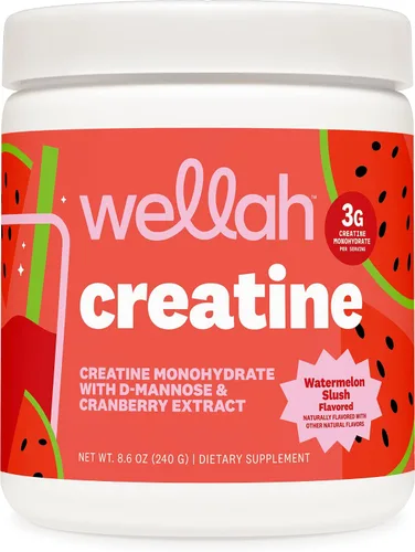 Vista 18 de Wellah Creatina para mujer (Blue Hawaii) 50 porciones, 0.11 onzas por porción Con diente de león y extracto de arándano