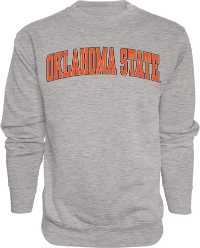 Vista 35 de Blue 84 NCAA para hombre Sudadera de cuello redondo con nombre de equipo jaspeado en color oscuro
