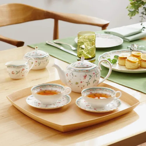 Vista 2 de Noritake Bone China flor Calico Sugar (pequeño) t50527 a/4409