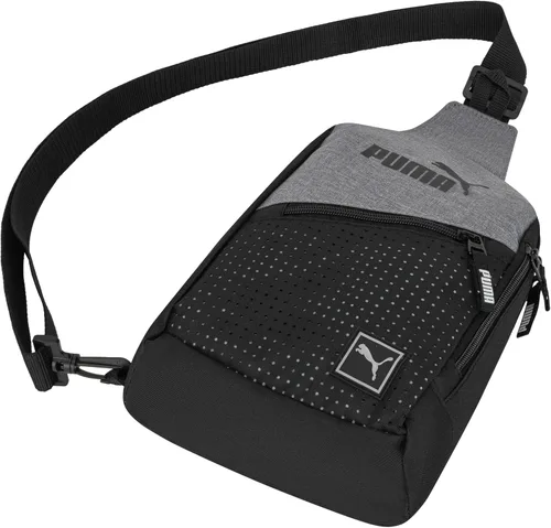 Vista 8 de PUMA Mochila Evercat de pared lateral, Negro/Plata