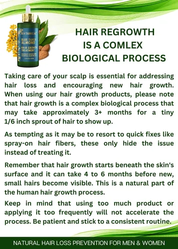 Vista 2 de Tratamiento botánico para el crecimiento del cabello aceite revitalizante para el adelgazamiento del cabello Prevención Pre-champú cuero cabelludo
