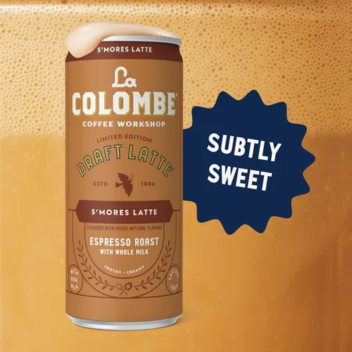 Vista 5 de La Colombe Café, S'mores Latte, Cold Brew Draft Latte, latas de 11 onzas líquidas (paquete de 12)