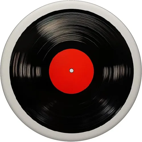 Vista 3 de Red Vinyl Record Player Vinyl Collector Retro Music Lover PopSockets Adhesive PopGrip