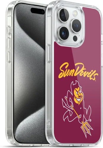 Vista 177 de Head Case Designs Funda de gel ASU Camou con licencia oficial de la Universidad Estatal de Arizona [protección de grado militar] compatible