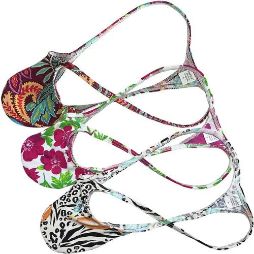 Vista 13 de Men Sexy Thong Contour Pouch G-String Underwear Minimal Coverage T-back Paquete de 3 Dsb