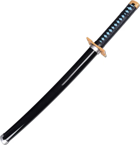 Vista 45 de ziqing Espada para cosplay de Demon Slayer hecha a mano, Katana de 31 pulgadas con múltiples estilos para elegir