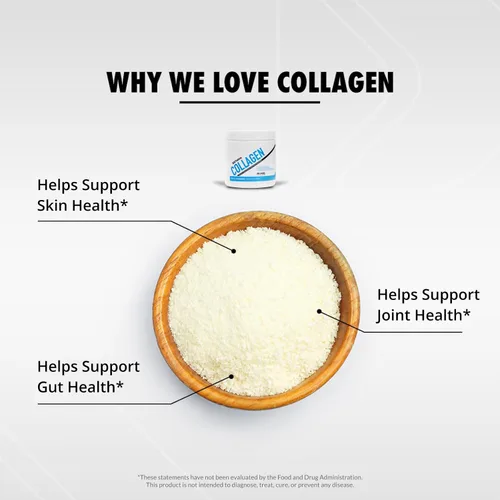 Vista 2 de Sculpt Nation por V Shred Collagen Peptides Powder - Tipos I, II y III Colágeno Plus Ácido Hialurónico para apoyar la salud saludable del cabello