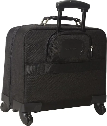Vista 3 de Samsonite Maletín giratorio para portátil con ruedas en negro Negro