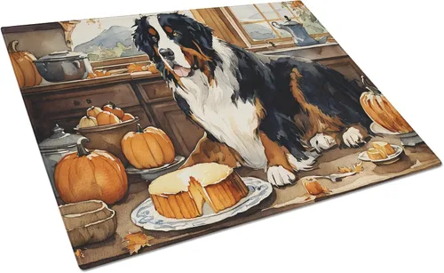 Vista 79 de Caroline's Treasures DAC1720LCB Affenpinscher - Tabla de cortar de vidrio con calabazas para cocina de otoño, grande, decorativa, de vidrio