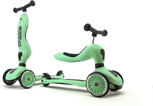 Vista 4 de Scoot & Ride 2 en 1 Patineta y Soporte para Niños, Edades de 1 a 5, Highwaykick 1, Kiwi