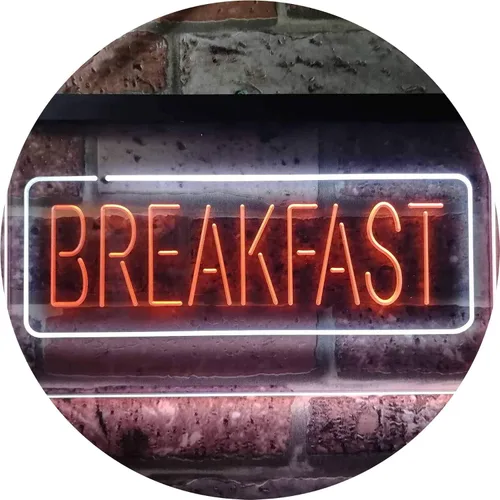 Vista 12 de ADVPRO All Day Breakfast Café - Letrero de neón LED de doble color, azul y rojo, 16 x 12 pulgadas, st6s43-i2862-br azul y Red