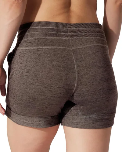 Vista 5 de 90 Degree By Reflex Shorts Suaves de Sudadera para Mujer de Cintura Alta con Cordón Ajustable para Descanso y con Bolsillos