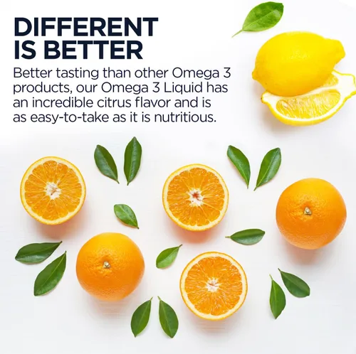 Vista 4 de Kal 3.9 G Omega 3 1200/800 Liquid Citrus, 4 onzas líquidas
