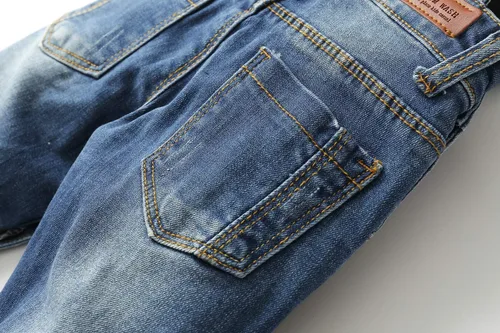 Vista 4 de KIDSCOOL SPACE Baby Boy Girl Jean Overalls,Toddler Slim Cute Denim Dungaree