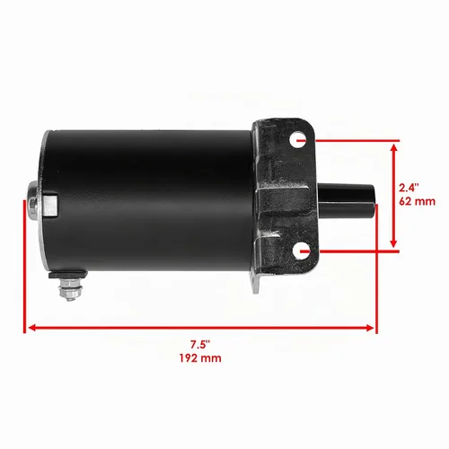 Vista 2 de Caltric Motor de arranque compatible con motores tractores Briggs y Stratton 590476 BS590476