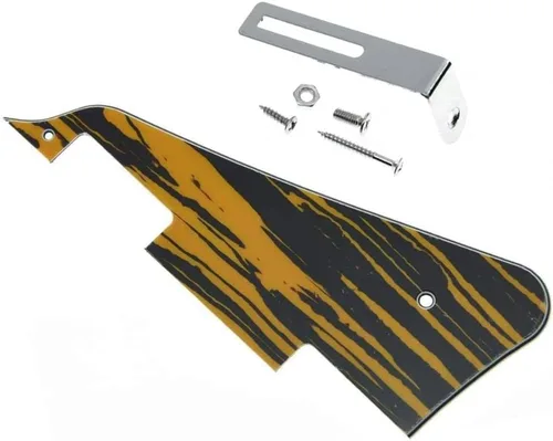 Vista 5 de Dopro Golpeador de guitarra LP con perla de abalone y soporte negro para Epi Les Paul