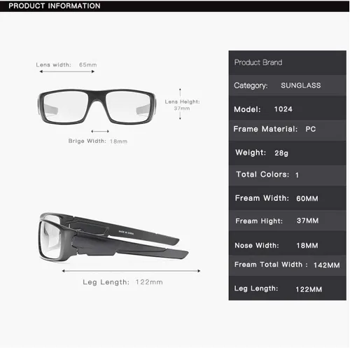 Vista 5 de HCYCFY Gafas de sol polarizadas fotocromáticas para hombres y mujeres, protección UV, gafas de ciclismo de seguridad para deportes al aire libre