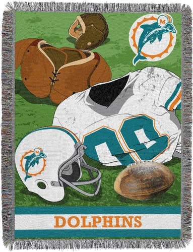 Vista 39 de Northwest NFL Woven Tapestry Wall Hanging, 48 x 60 Inches, Officially Licensed, Decorative Fringes