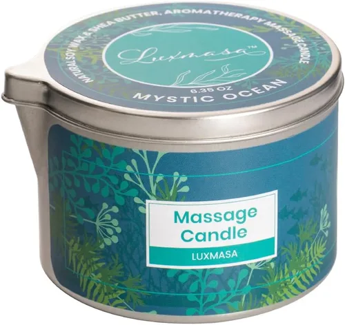 Vista 13 de Vela de masaje, aceite de soja perfumado a baja temperatura, terapia de calor, loción de aceite corporal, aceite de karité natural, aceite de masaje