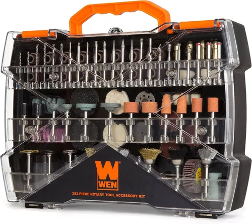 Vista 6 de WEN 230151A Kit de accesorios para herramientas rotativas de 150 piezas con estuche de transporte