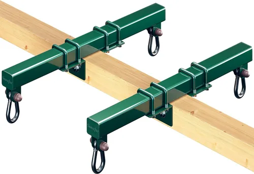 Vista 9 de Swurfer Soporte de conversión Swingset, sin árbol, sin problema, convierte tu columpio en un Swurfset, soporte para planeador de caballos resistente