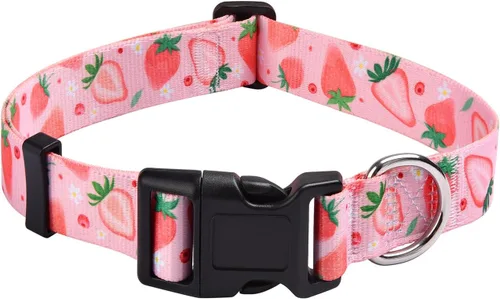 Vista 7 de Mihqy - Collar de perro, patrones geométricos florales, tribales, bohemios, collar de estilo étnico, suave y ajustable, para perros pequeños