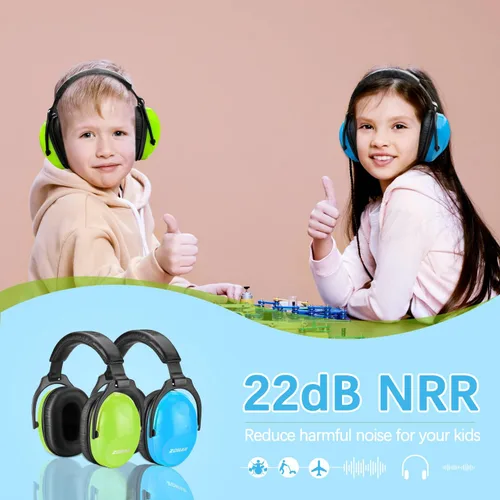 Vista 4 de ZOHAN Orejeras para niños, paquete de 3