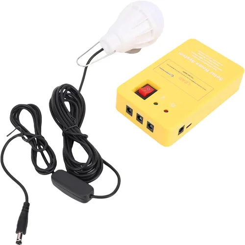 Vista 3 de Marhynchus Kit de generador solar portátil con luces LED