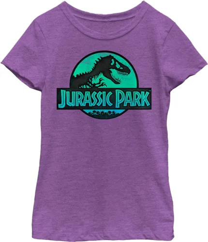 Vista 3 de Jurassic Park Girls' Safari Logo Rosa claro