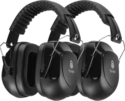 Vista 4 de Paquete de 2 auriculares con cancelación de ruido de 34dB para tiro, orejeras de protección auditiva, auriculares de protección auditiva, orejeras