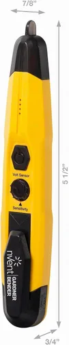 Vista 6 de Sperry Instruments VD6509 - Detector ajustable sin contacto con linterna, listado cETLus, 1, 5 almejas/probador de voltaje maestro, amarillo