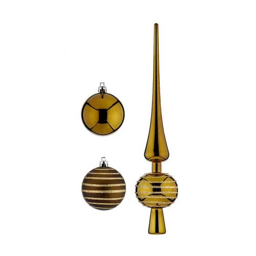 Vista 2 de Adorno Navideño Krist+ Verde PVC Decoración Colgante 19 piezas