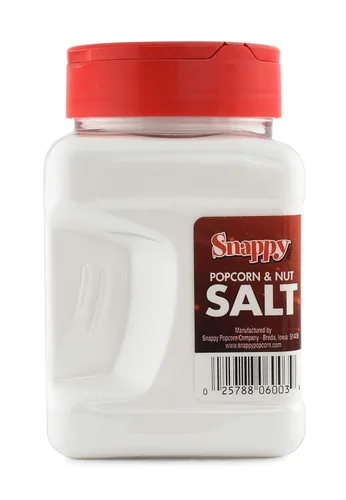 Vista 6 de Snappy White Popcorn Salt and Buttery - Sal de palomitas de maíz con sabor a mantequilla, 18 onzas, paquete de 2