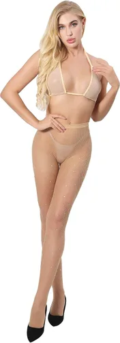 Vista 3 de Lidogirl Body de malla transparente para mujer ropa interior de manga larga lencería