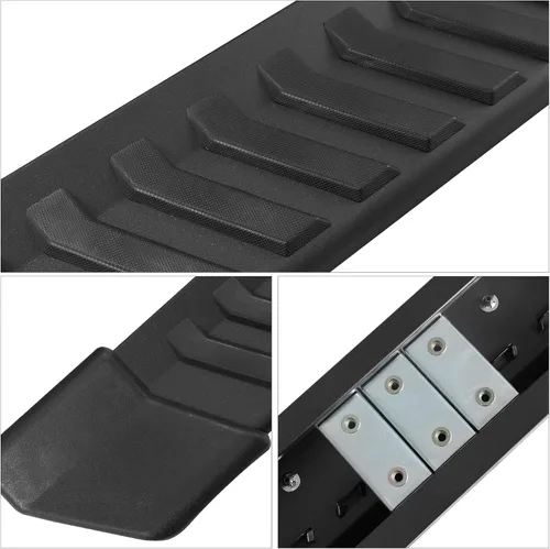Vista 7 de COMNOVA Estribos Compatibles con Ford F-150 Crew Cab 2004-2014 (4 puertas de tamaño completo), diseño de almohadilla de paso de 6 pulgadas, barras