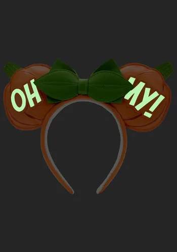 Vista 2 de Loungefly Diadema de Minnie Oh My Ears de calabaza de Disney