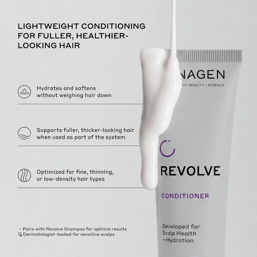 Vista 5 de Zenagen Revolve - Dúo de pérdida de cabello para hombre, 2.5 onzas líquidas
