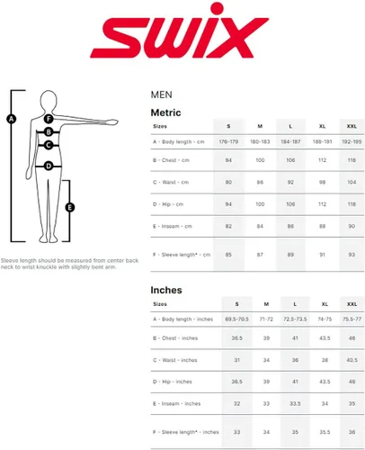 Vista 6 de Swix RaceX Bodywear - Camiseta de manga larga elástica en 4 direcciones que absorbe la humedad, de secado rápido, sin rozaduras, para hombre