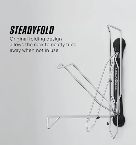 Vista 5 de Steadyrack Soporte para Bicicleta de Neumáticos Gruesos – Montaje Vertical en Pared para Bicicletas de Neumáticos Gruesos con Neumáticos