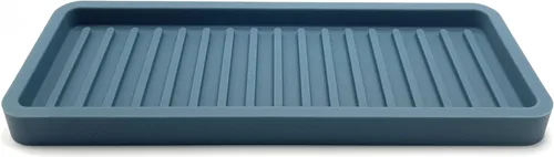 Vista 16 de Bandeja organizadora para fregadero de cocina de silicona, soporte de esponja y protector de encimera Plato y bandeja dispensadora de jabón