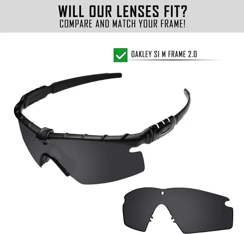 Vista 3 de Lentes de repuesto polarizadasAlmohadilla nasal para gafas de sol Oakley Si M Frame 3.0 OO9146