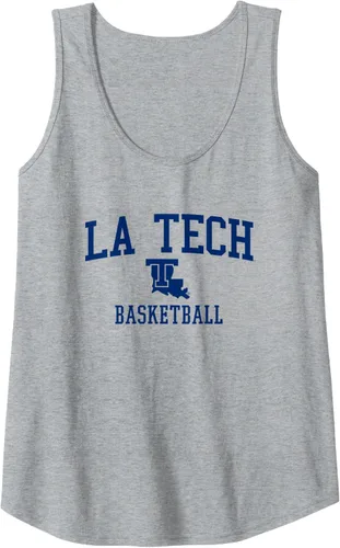 Vista 3 de Camiseta sin mangas de baloncesto Louisiana Tech Bulldogs, Blanco