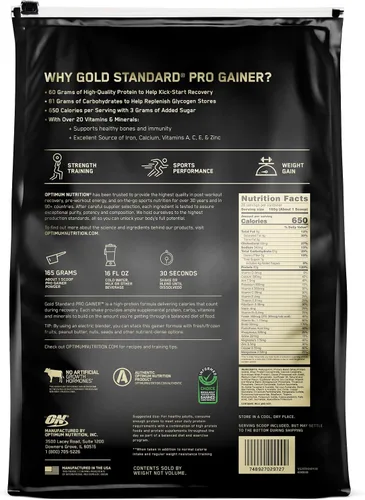 Vista 7 de Complejo para aumentar de peso, de Optimum Nutrition Pro , OP65, 1, 1