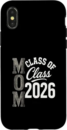 Vista 5 de MOM Class of 2026 - Graduation Proud Parent Case for iPhone 17