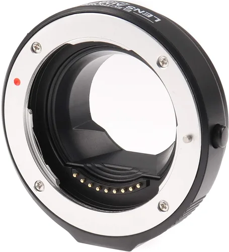 Vista 4 de Adaptador de montaje de lente AF de enfoque automático electrónico para cuatro tercios (4/3) de montaje de lente a micro cuatro tercios (MFT, M4/3)